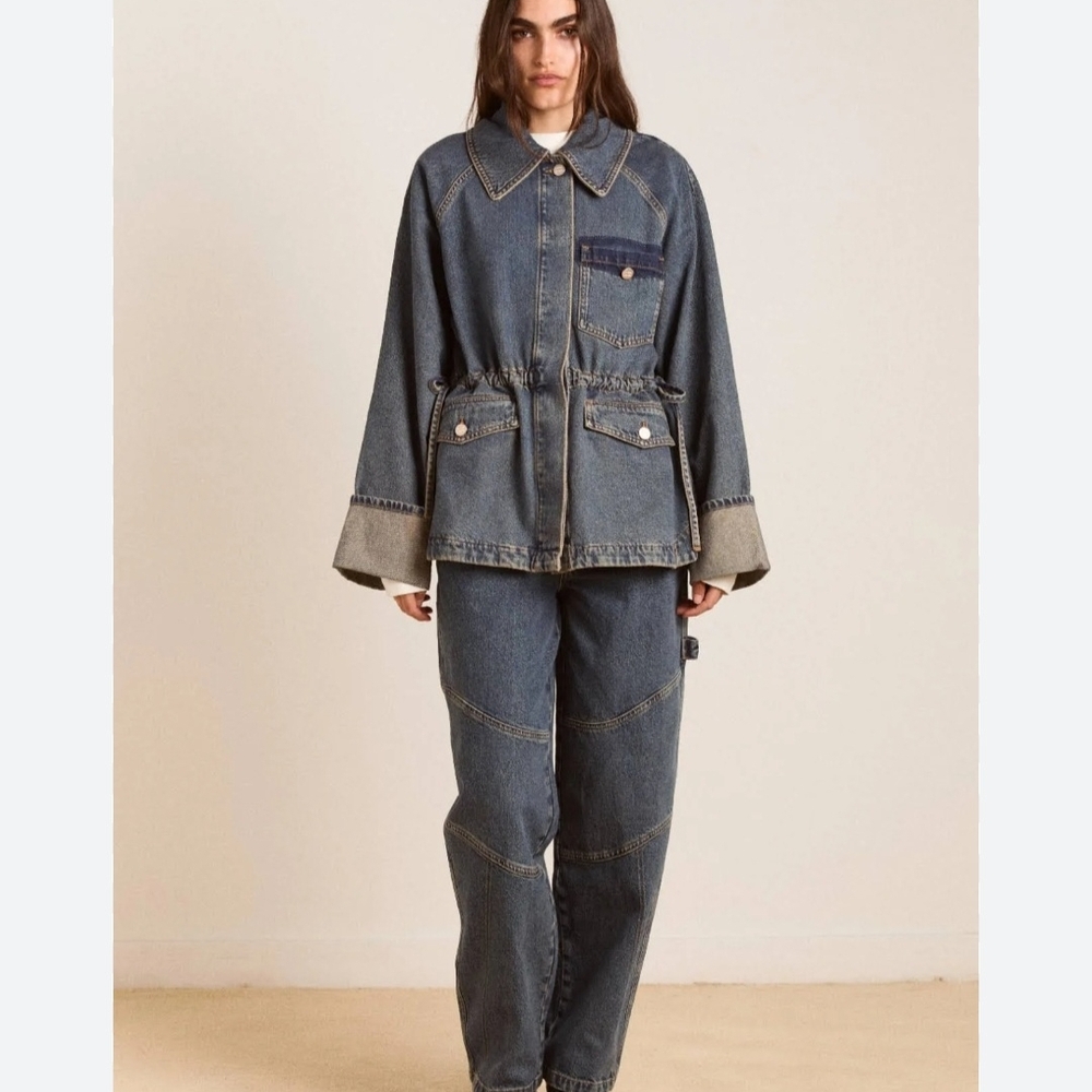 Damson Madder Emilie Workwear Denim Jacket US Size 4